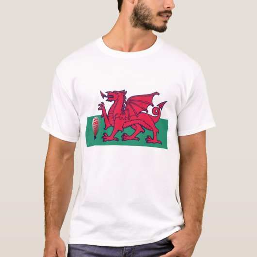 welsh rugby t-shirt (Voorkant)