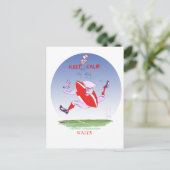 Welsh rugby, Tony Fernandes Briefkaart (Staand voorkant)