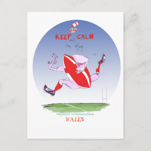 welsh rugby, tony fernandes briefkaart