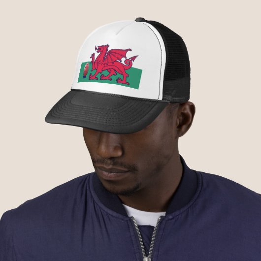 welsh rugby trucker pet (In situ)