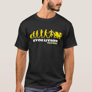 WELSH RUGBY WALES PAS TO OF EVOLUTION T-SHIRT
