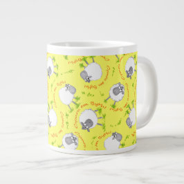 Welsh Sheep, Wales Forever, Jumbo Coffee Mok