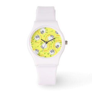 Welsh Sheep, Wales Forever Sporty White Wristwatch Horloge