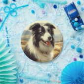 Welsh Sheepdog schilderij Papieren Bordje (Feest)