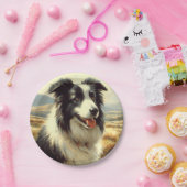 Welsh Sheepdog schilderij Papieren Bordje (Feest)