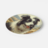 Welsh Sheepdog schilderij Papieren Bordje (Gekanteld)