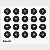 Welsh Shield Ronde Sticker (Vel)