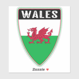 Welsh Shield Sticker