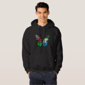 Welsh Sierra Leonean Flag Butterfly Hoodie (Voorkant volledig)