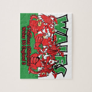 Welsh Six Nation Rugby Champions, W 30-3 E Legpuzzel