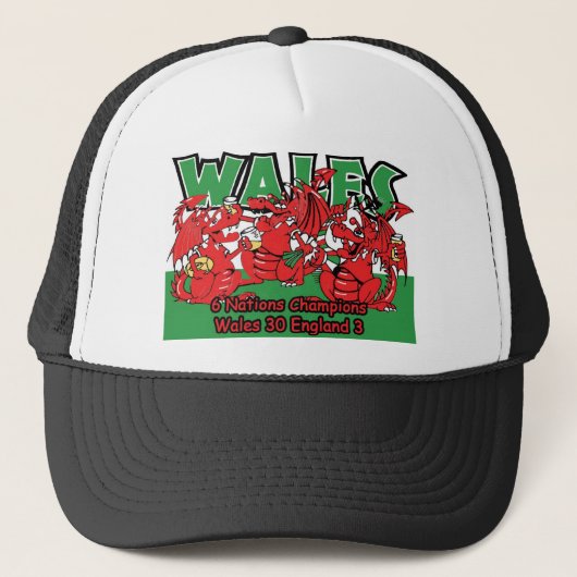 Welsh Six Nation Rugby Champions, W 30-3 E Trucker Pet (Voorkant)