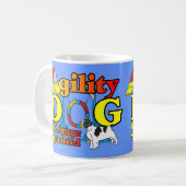 Welsh Springer Spaniel Agility Gifts Koffiemok (Voorkant links)