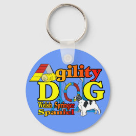 Welsh Springer Spaniel Agility Gifts Sleutelhanger