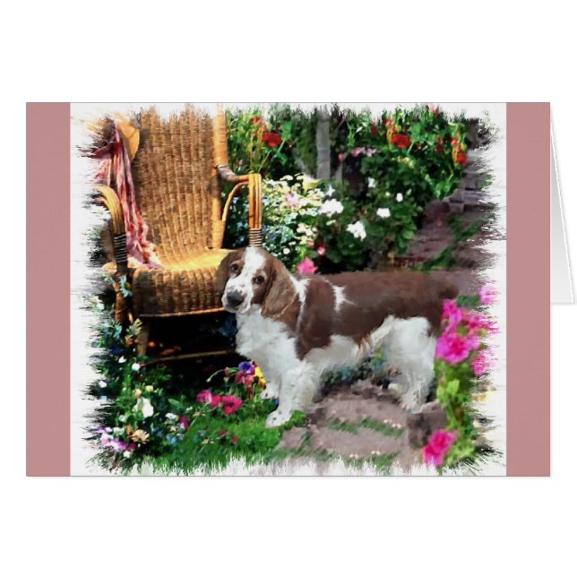 Welsh Springer Spaniel Art Gifts (Voorkant Horizontaal)