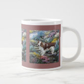 Welsh Springer Spaniel Art Gifts Grote Koffiekop (Rechts)