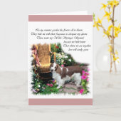Welsh Springer Spaniel Art Gifts Kaart (Gele Bloem)