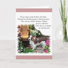 Welsh Springer Spaniel Art Gifts Kaart