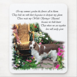 Welsh Springer Spaniel Art Gifts Muismat