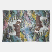 Welsh Springer Spaniel Art Gifts Theedoek (Horizontaal)