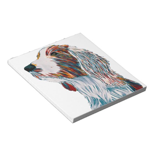 Welsh Springer Spaniel Art Notitieblok (Schuin)