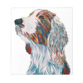 Welsh Springer Spaniel Art Notitieblok (Voorkant)