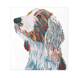 Welsh Springer Spaniel Art Notitieblok