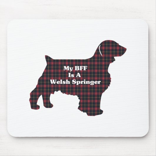 Welsh Springer SPANIEL BFF Muismat (Voorkant)