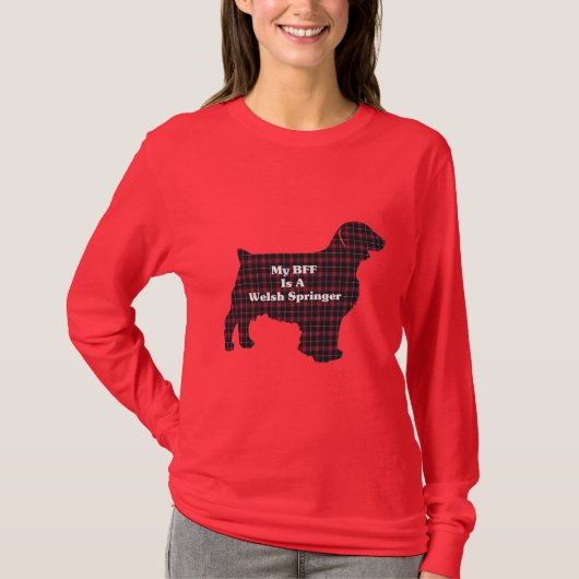 Welsh Springer SPANIEL BFF T-shirt (Voorkant)
