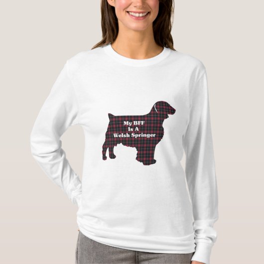 Welsh Springer SPANIEL BFF T-shirt (Voorkant)