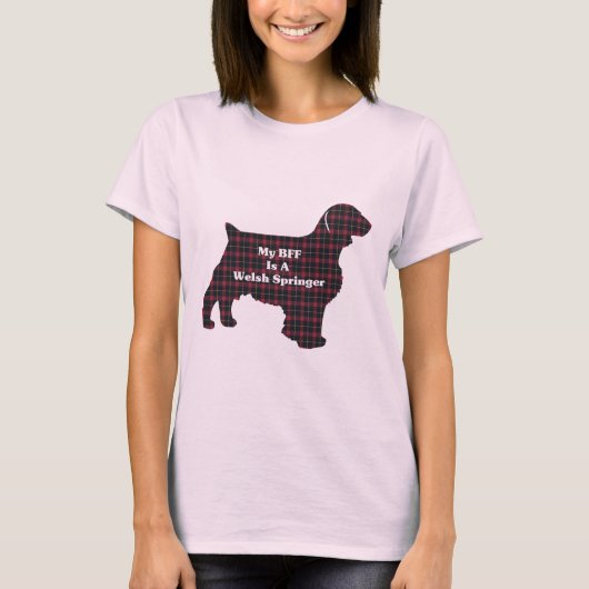 Welsh Springer SPANIEL BFF T-shirt (Voorkant)