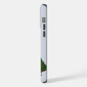 Welsh Springer Spaniel Blauw Kerstvakantie iPhone Hoesje (Linkerkant)