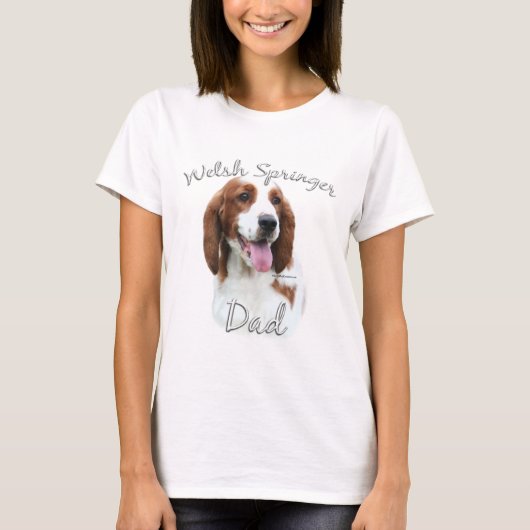 Welsh Springer Spaniel Dad 2 T-shirt (Voorkant)