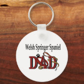 Welsh Springer Spaniel Dad Gifts Sleutelhanger (Voorkant)