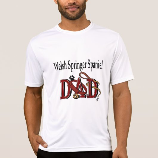 Welsh Springer Spaniel Dad Gifts T-shirt (Voorkant)