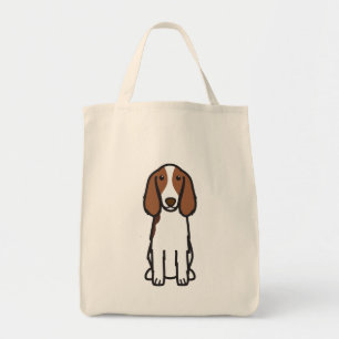 Welsh Springer Spaniel Dog Cartoon Tote Bag