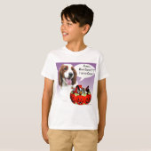 Welsh Springer Spaniel Halloween Snoep T-shirt (Voorkant volledig)