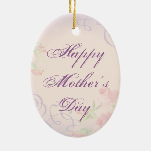 Welsh Springer Spaniel Heart mama Keramisch Ornament (Achterkant)