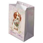 Welsh Springer Spaniel Heart mama Medium Cadeauzakje (Achterkant Gekanteld)