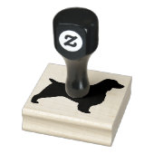 Welsh Springer Spaniel Hondenras Silhouet Rubberstempel (Stempel)