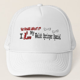 Welsh Springer Spaniel (Ik hou ervan) Hoed Trucker Pet