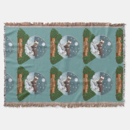 Welsh Springer Spaniel Kerstmis Deken