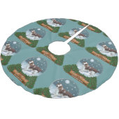 Welsh Springer Spaniel Kerstmis Kerstboom Rok (Gekanteld)