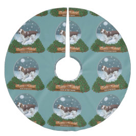 Welsh Springer Spaniel Kerstmis Kerstboom Rok