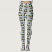 Welsh Springer Spaniel Kerstmis Leggings (Voorkant)