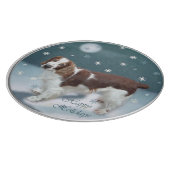 Welsh Springer Spaniel Kerstmis Snijplank (Hoek)