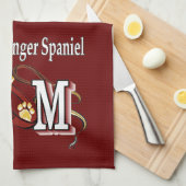 Welsh Springer Spaniel Ma Theedoek (Quarter Fold)