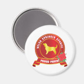 Welsh Springer Spaniel Magneet (Voorkant / Achterkant)