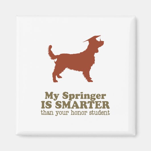 Welsh Springer Spaniel Magneet (Voorkant)
