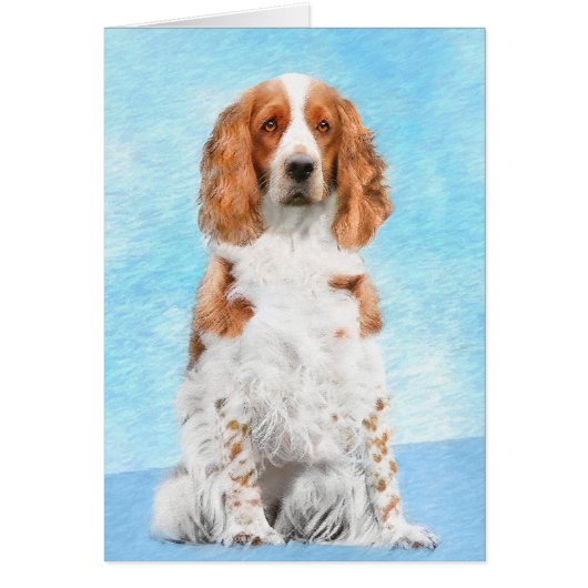 Welsh Springer Spaniel Painting - Original Dog Art (Voorkant)