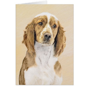 Welsh Springer Spaniel Painting - Original Dog Art